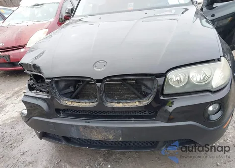 2008 BMW X3 3.0Si from USA, damaged, VIN WBXPC93408WJ11958